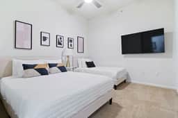 Luxury 2BR/2BA Domain Condo • Pool & Modern Décor