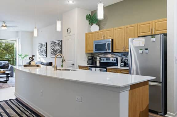 Luxury 2BR/2BA Domain Condo • Pool & Modern Décor
