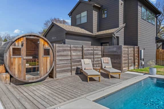 South Austin Pool & Sauna 4BR w/Firepit & Playroom