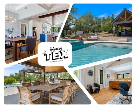 5BR Hill Country Pool Retreat • Fire Pit Sleeps 12