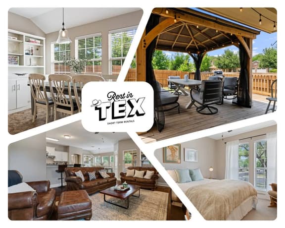 Spacious Stylish Home • Private Patio Pergola